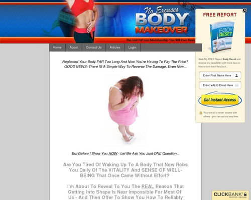 No Excuses Body Makeover: Fat Loss Membership