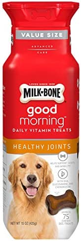 Milk-Bone Good Morning Daily Vitamin Dog Treats for Healthy Joints, 15 Ounces