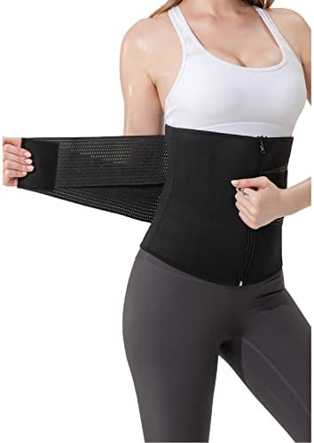 Portzon Waist Trainer For Women Lower Belly Fat,Corset Waist Trainer Plus Size Weight Loss Under Clothes