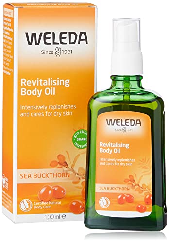 Weleda Hydrating Sea Buckthorn Body and Beauty Oil, 3.4 Fluid Ounce, Plant Rich Body and Beauty Oil with Sea Buckthorn and Sesame Oils