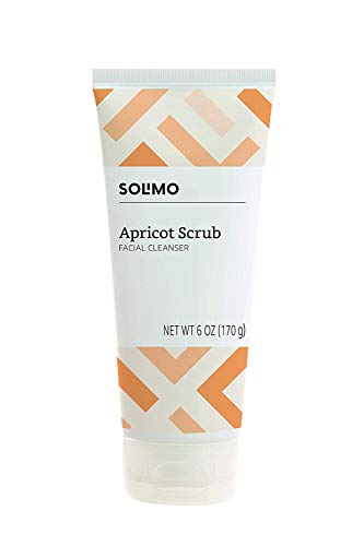 Amazon Brand - Solimo Apricot Scrub Facial Cleanser, 6 Ounce