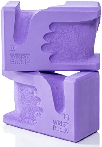 Wrist Buddy Yoga Blocks 2 Pack | Reduces Wrist Pain and Compression Maximizes Comfort Grip Strength and Support | 9X6X4 | Yoga Block Yoga Accessories EVA Foam Blocks Yoga Set Yoga Kit | Great Gifts