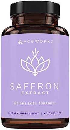 100% Pure Saffron Extract - Appetite Suppressant for Weight Loss - Metabolism Booster - Diet Pills for Women & Men (90 Capsules)