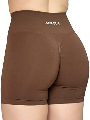 AUROLA Intensify Workout Shorts for Women Seamless Scrunch Short Gym Yoga Running Sport Active Exercise Fitness Shorts