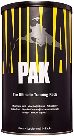 Animal Pak - Convenient All-in-One Vitamin & Supplement Pack - Zinc, Vitamins C, B, D, Amino Acids And More - Sports Nutrition Performance Multivitamin For Women & Men - 44 Count