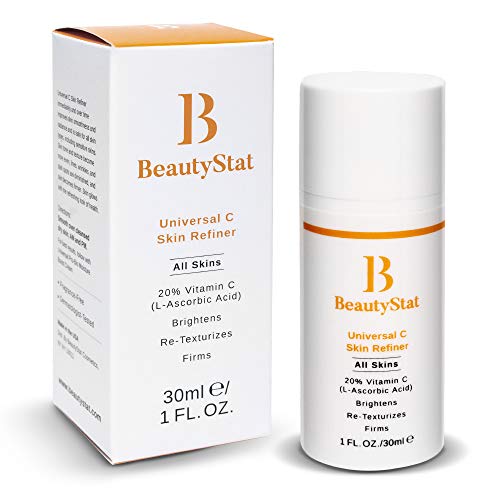 BeautyStat Universal C Skin Refiner - Serum for Face, 20% Pure L-Ascorbic Acid (Vitamin C)