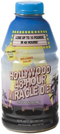 Hollywood Miracle Diet 48-Hour Diet, Natural Drink-Fruit Blend-32 oz