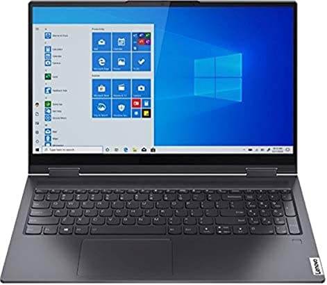 Lenovo Yoga 7i 2-in-1 15.6-inch FHD Touchscreen Premium Laptop PC, Intel Quad-Core i5-1135G7, Intel Iris Xe Graphics, 8GB DDR4 RAM, 256GB SSD, Backlit Keyboard, Windows 10 Home 64 bit, Gray