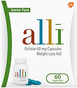 alli Weight Loss Aid Diet Pills, 60mg Starter Pack, 60 Count