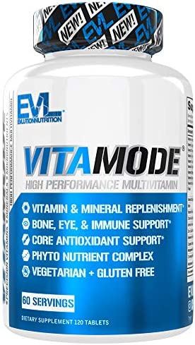 EVL Advanced Daily Multivitamin for Men - Men's Multivitamin with Essential Minerals Phytonutrient Complex and VitaMode Active Mens Vitamins for Energy with Lycopene for Muscle Bone and Immune Support