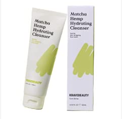 K beauty Matcha Hemp Hydrating Cleanser (120 Ml / 4.05 Fl Oz) Gentle, Non-Stripping Cleanser (Renewal package 2022)