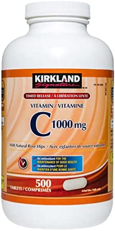 Kirkland Signature Vitamin C, 1000mg, 500 Tabs