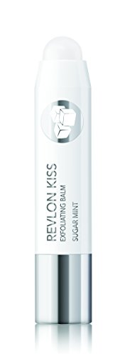 Lip Scrub Balm by Revlon, Kiss Sugar Scrub Exfoliator, Face Makeup with 24 Hour Long Lasting Hydration, Sugar Mint, 0.09 Oz