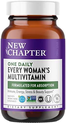 New Chapter Women’s Multivitamin + Immune Support – Every Woman’s One Daily with Fermented Nutrients, 96 Count