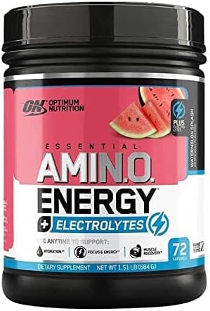 Optimum Nutrition WATERMELON SPLASH AMINO ENERGY ELECTROLYTES Powder 1.51 LB 72 SERVINGS