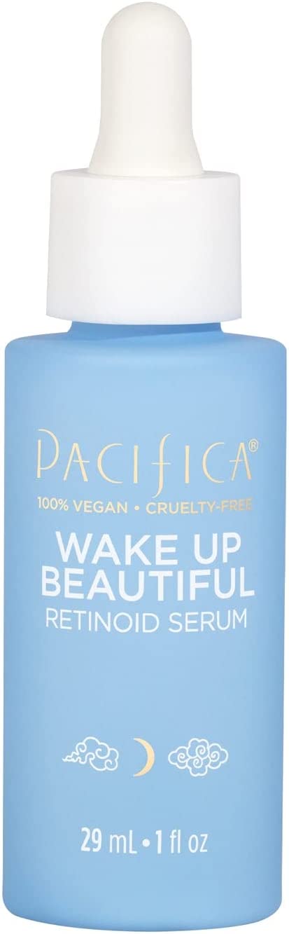 Pacifica Beauty | Wake Up Beautiful Overnight Retinoid Serum | For Fine Lines & Wrinkles, Dark Spots, and Uneven Skin Tone | Petroleum-Free | For Aging Skin | Clean Skincare | Vegan + Cruelty Free