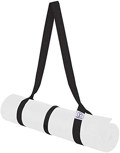 YOGAER Yoga Mat Carrier Strap, Adjustable Thick Straps Sling for Carrying Large Mats, Stretching Band