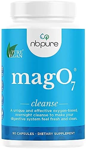 nbpure Mag O7 Oxygen Digestive System and Colon Cleanse and Detox Capsules, 90 Count