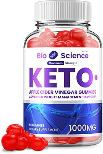 Bio Science Keto ACV Gummies BioScience Advanced Formula Shark Apple Cider Vinegar Keto Tank Gummies (60 Gummies)