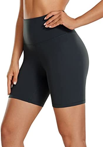 CRZ YOGA Womens Butterluxe Biker Shorts 2.5'' / 4'' / 6'' / 8'' - High Waisted Booty Workout Volleyball Yoga Spandex