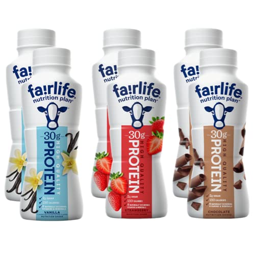 Fairlife Nutrition Plan High Protein Shake Variety Pack Sampler - 11.5 Fl Oz (6 Pack)