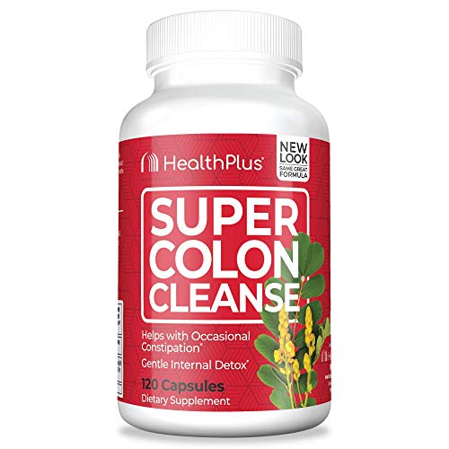 Health Plus Super Colon Cleanse: 10-Day Cleanse -Detox | 3 Cleanses, 120 Count (Pack of 1)