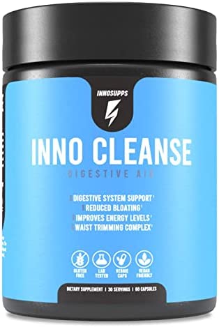 Inno Cleanse - Waist Trimming Complex | Digestive System Support & Aid | Reduced Bloating | Improves Energy Levels | Gluten Free, Vegan Friendly