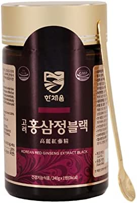 Korean Red Ginseng Extract Black 240g (8.47 Fl.oz) | Good Raw Materials | Once A Day | Stimulant-Free Energy | Healthy Body Care