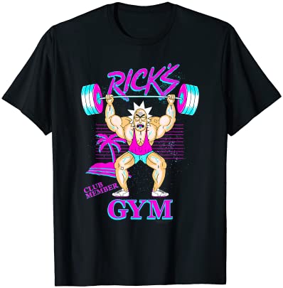 Rick and Morty Rick's Gym T-Shirt