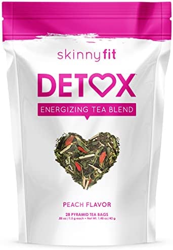 SkinnyFit Detox Tea: All-Natural, Laxative-Free, Supports A Healthy Weight, Helps Reduce Bloating, Natural Energy, Supports Immune System, Vegan, 28 Servings