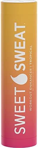 Sweet Sweat Workout Enhancer Roll-On Anti-Chafing Gel Stick - Sweat Harder and Faster, Helps Promote Water Weight Loss, Use with Sweet Sweat Waist Trimmer