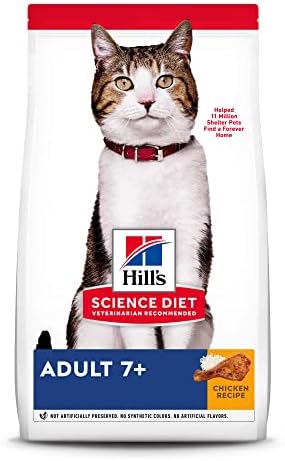 Hill's Science Diet Dry Cat Food, Adult 7+ for Senior Cats