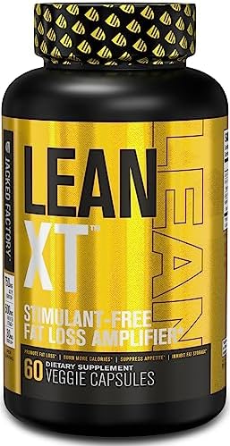 Lean-XT Caffeine Free Fat Burner - Non Stim Weight Loss Supplement, Appetite Suppressant, & Metabolism Booster with Acetyl L-Carnitine, Green Tea Extract, & Forskolin - 60 Natural Diet Pills