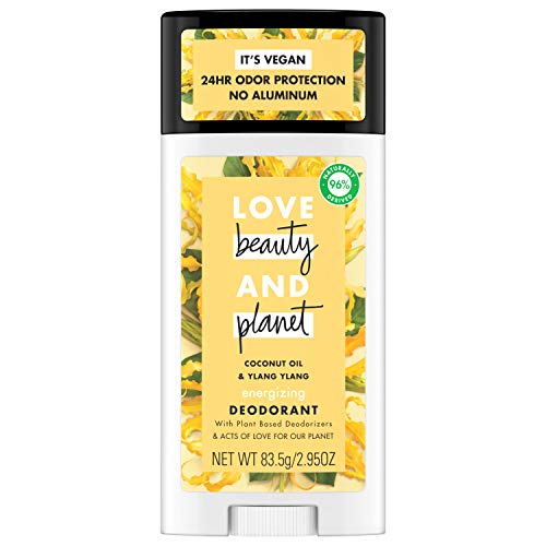 Love Beauty And Planet Deodorant, Coconut Oil and Ylang Ylang, 2.95 oz