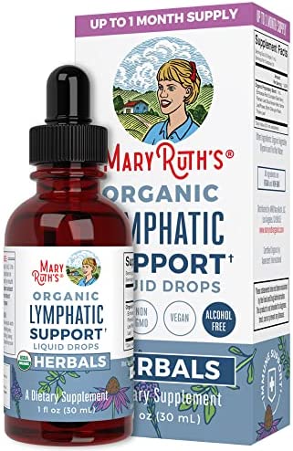 Lymphatic Drainage | Lymphatic Support Drops | USDA Organic Lymphatic Cleanse with Echinacea & Elderberry for Immune Support | Antioxidant & Immune Defense | Vegan | Non-GMO | 30 Servings