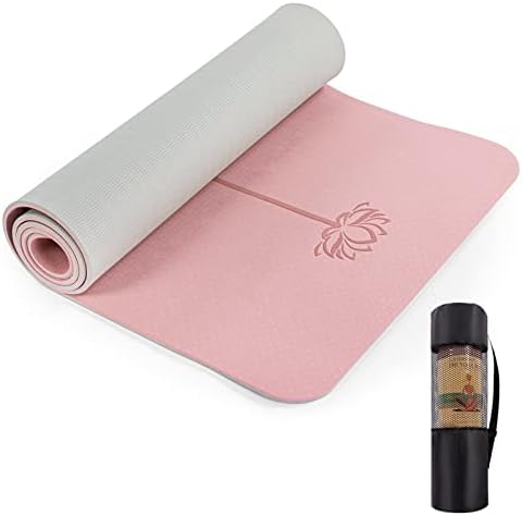 UMINEUX Yoga Mat Extra Thick 1/3'' Non Slip Yoga Mats for Women Eco Friendly TPE Fitness Exercise Mat with Carrying Sling & Storage Bag