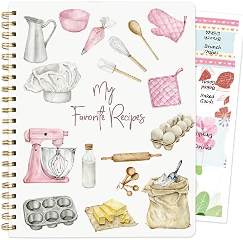 ceiba tree Blank Recipe Book to Write in Your Own Recipes Notebook Cookbook Journal 8.5" x 11" with Stickers for Gifts Ideas for Women Wife Mom 120 Pages