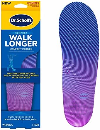 Dr. Scholl's Walk Longer Insoles, Women's, 1 Pair, Trim to Fit